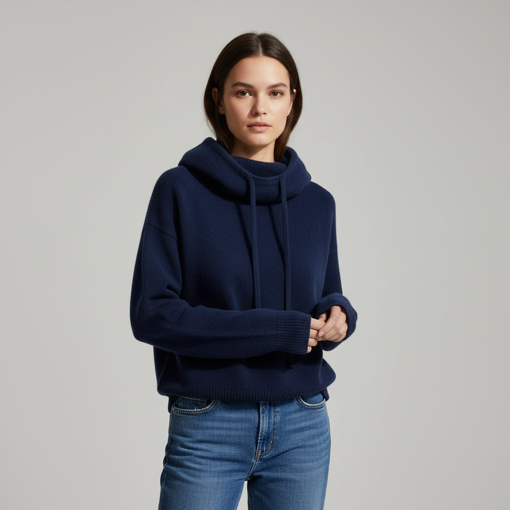 Women’s Merino Turtleneck Sweater-Vyana Collective