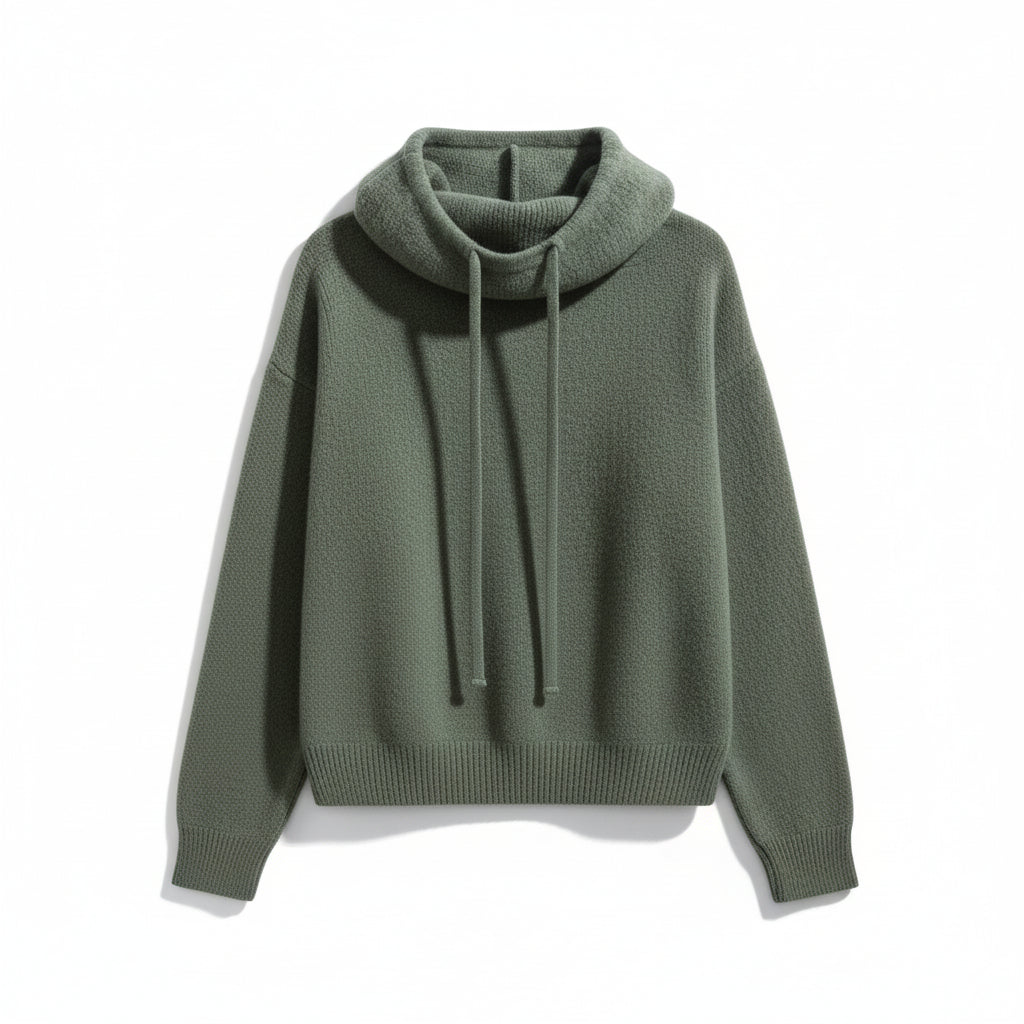 Women’s Merino Turtleneck Sweater-Vyana Collective