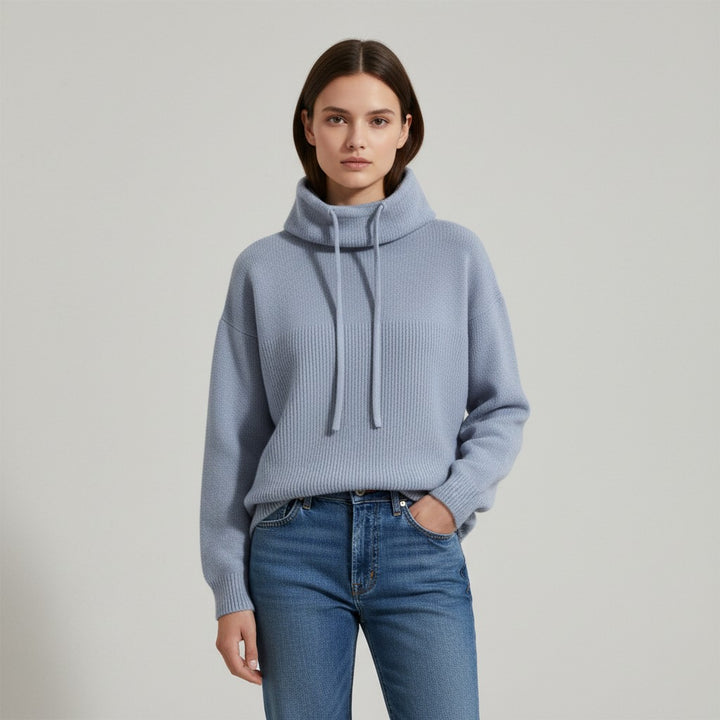 Women’s Merino Turtleneck Sweater-Vyana Collective