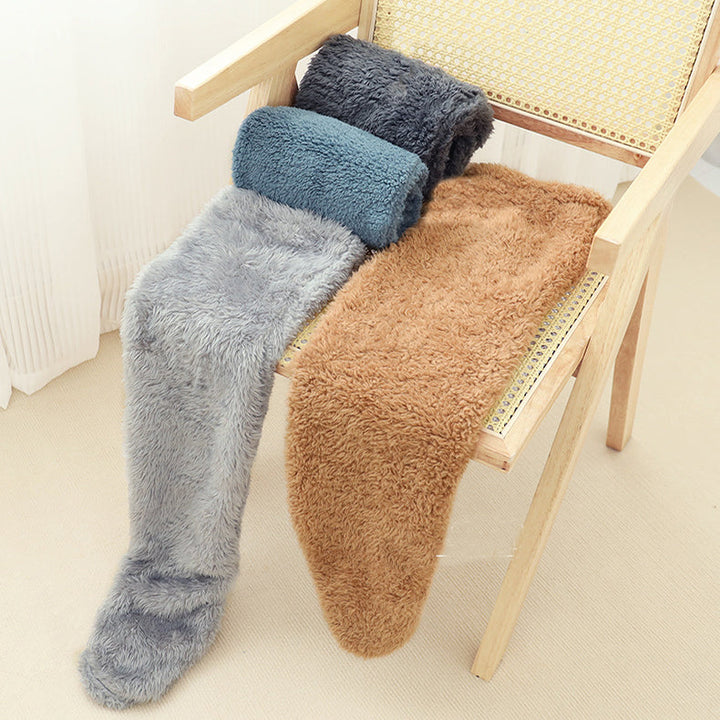 Women’s Over-Knee High Fuzzy Socks-Vyana Collective