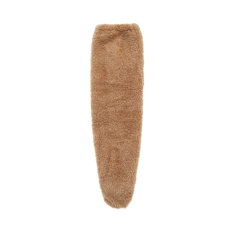 Women’s Over-Knee High Fuzzy Socks-Vyana Collective