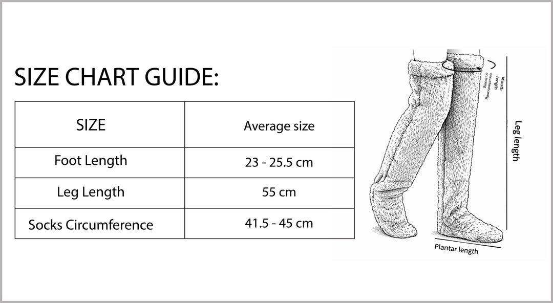 Women’s Over-Knee High Fuzzy Socks-Vyana Collective