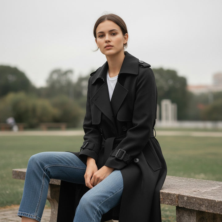 Women’s Paige Trench Coat-Vyana Collective