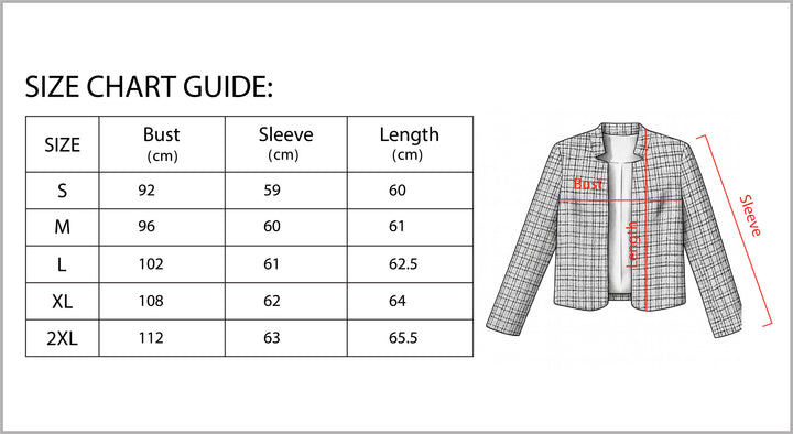 Women's Plaid Slim-Fit Jacquard Top-Vyana Collective