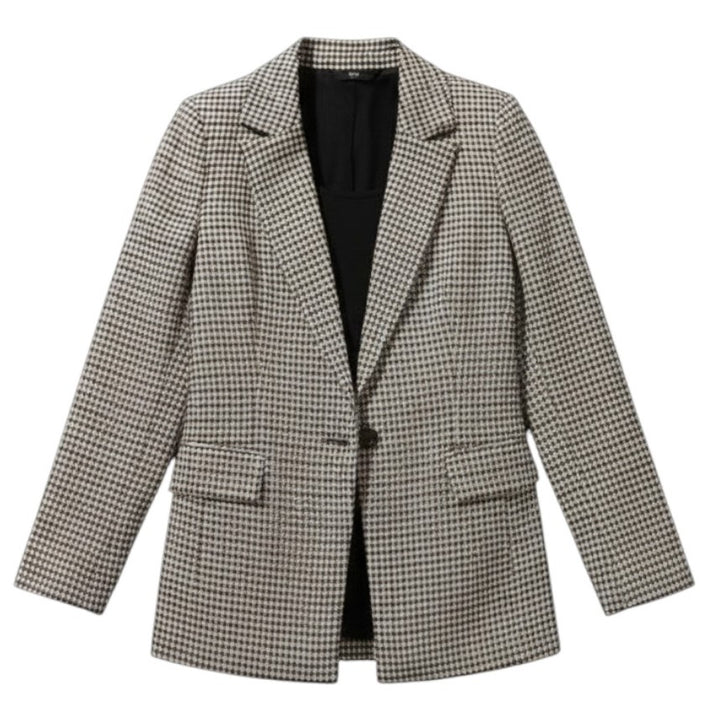 Women's Polyester Long Sleeve Coat-Vyana Collective