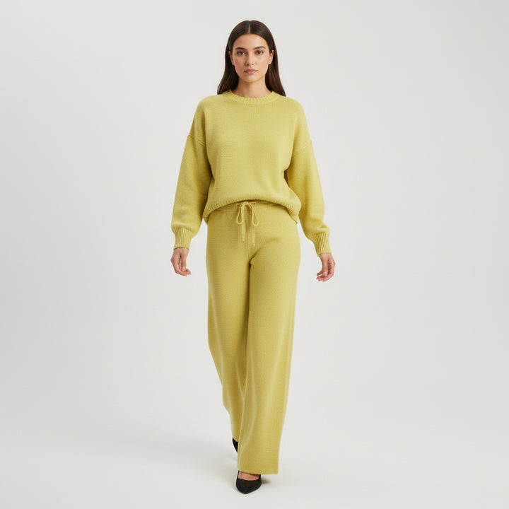 Women’s Seed Stitch Sweater Two-Piece Set-Vyana Collective