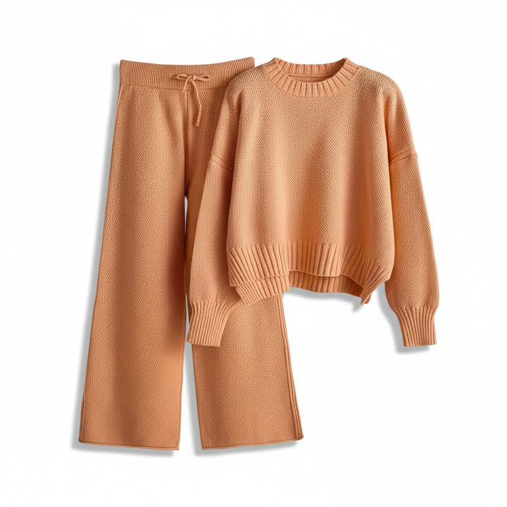 Women’s Seed Stitch Sweater Two-Piece Set-Vyana Collective