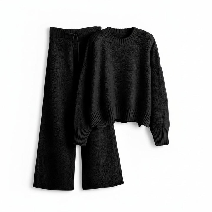 Women’s Seed Stitch Sweater Two-Piece Set-Vyana Collective