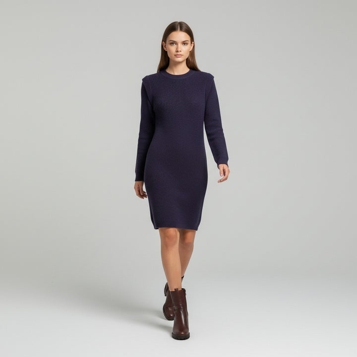 Women’s Short-Sleeve Bodycon Dress for Fall-Vyana Collective