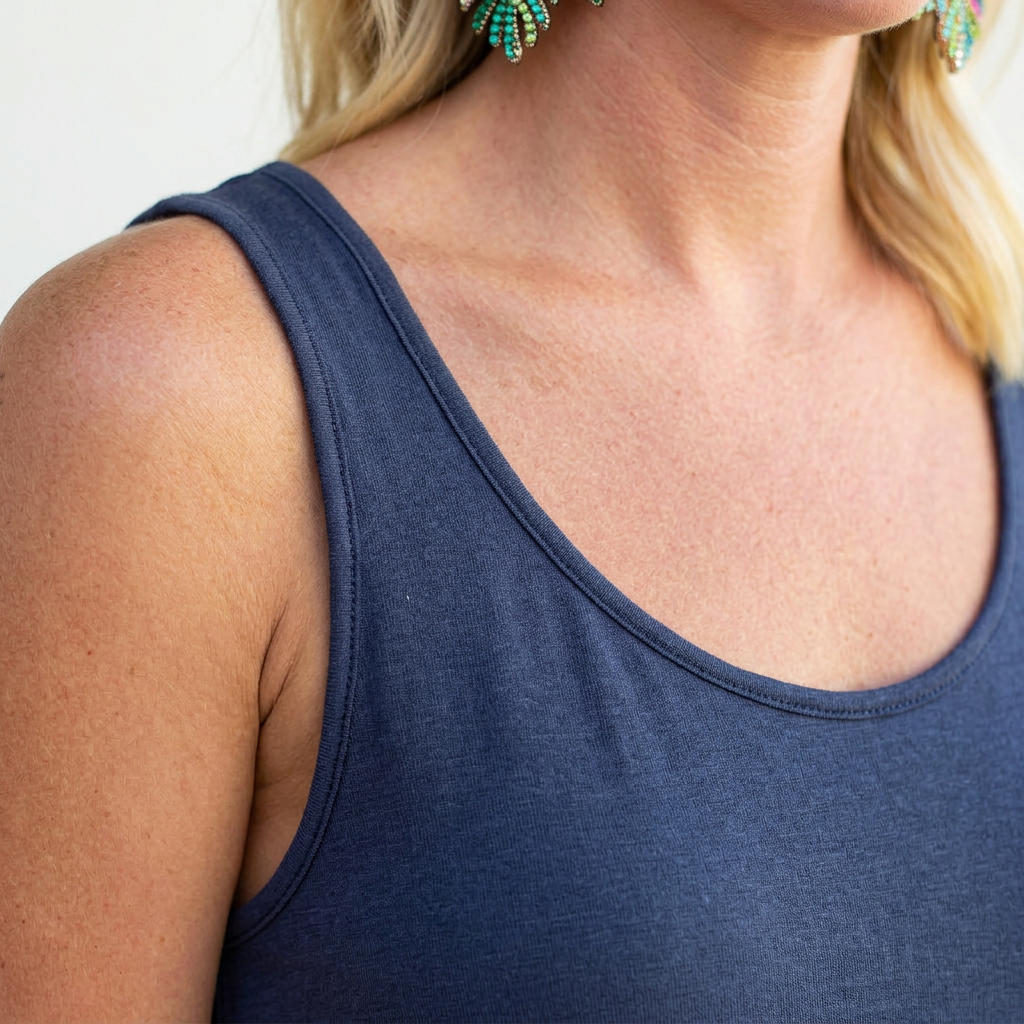 Women’s Sleeveless Tank Top and Drawstring Shorts One Piece Romper-Vyana Collective