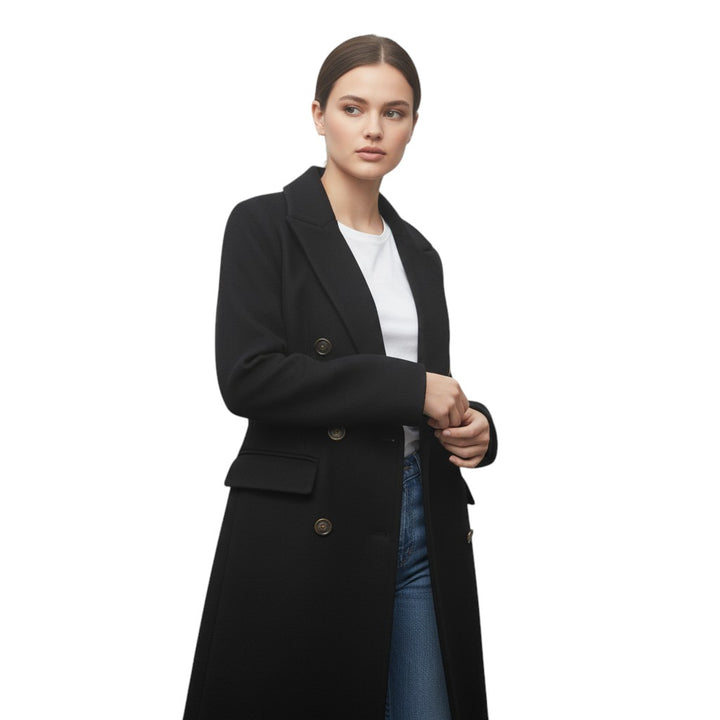 Women’s Solid Color Coat-Vyana Collective