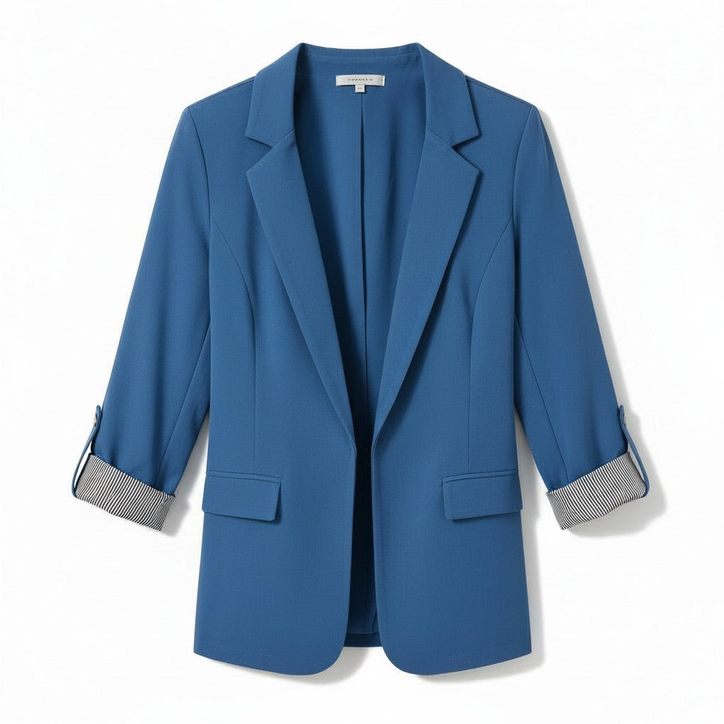 Women’s Tailored 3/4 Sleeve Blazer-Vyana Collective