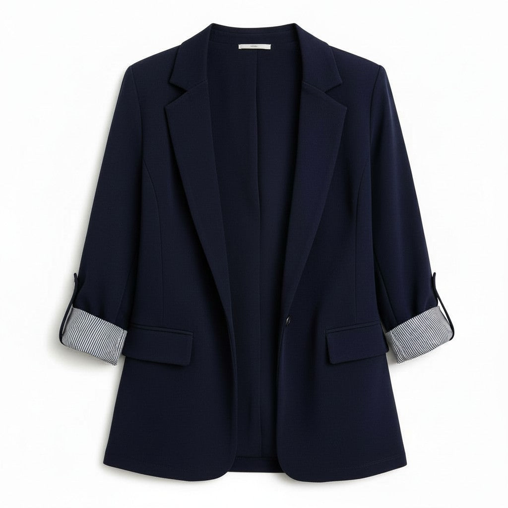 Women’s Tailored 3/4 Sleeve Blazer-Vyana Collective