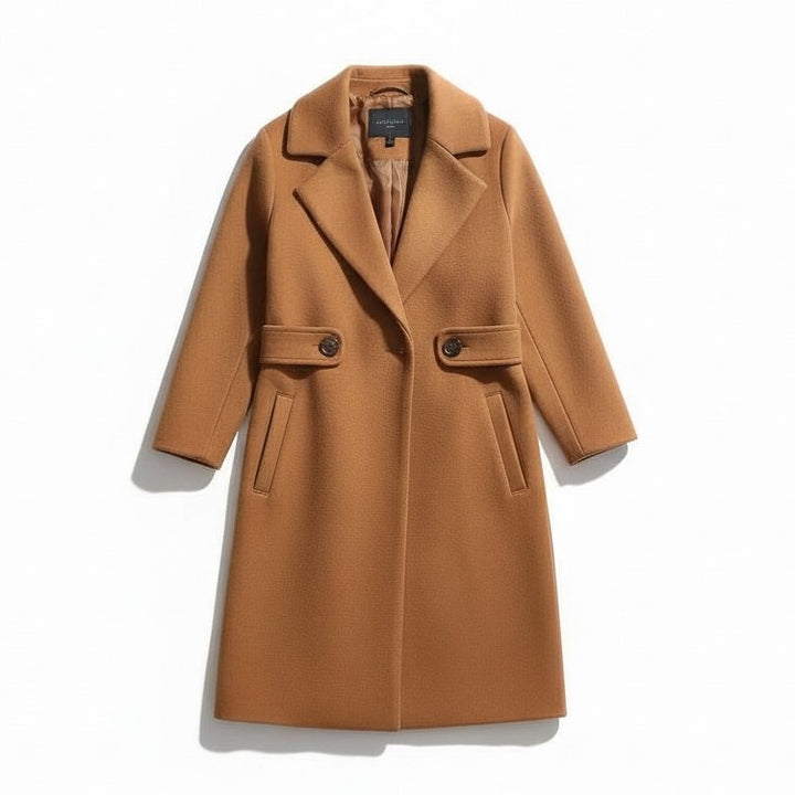 Women’s Tailored Winter Coat with Belt-Vyana Collective
