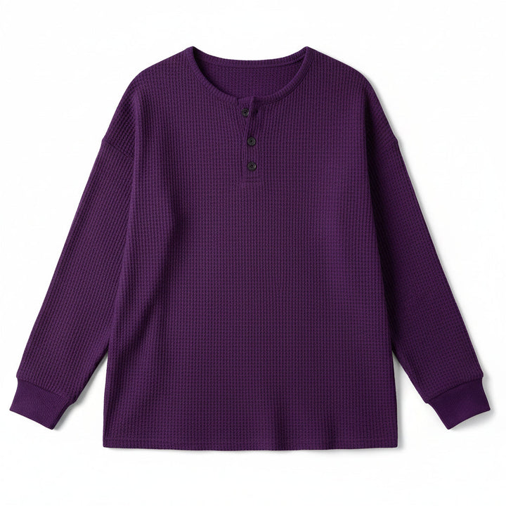 Women’s Waffle Long Sleeve T-Shirt-Vyana Collective