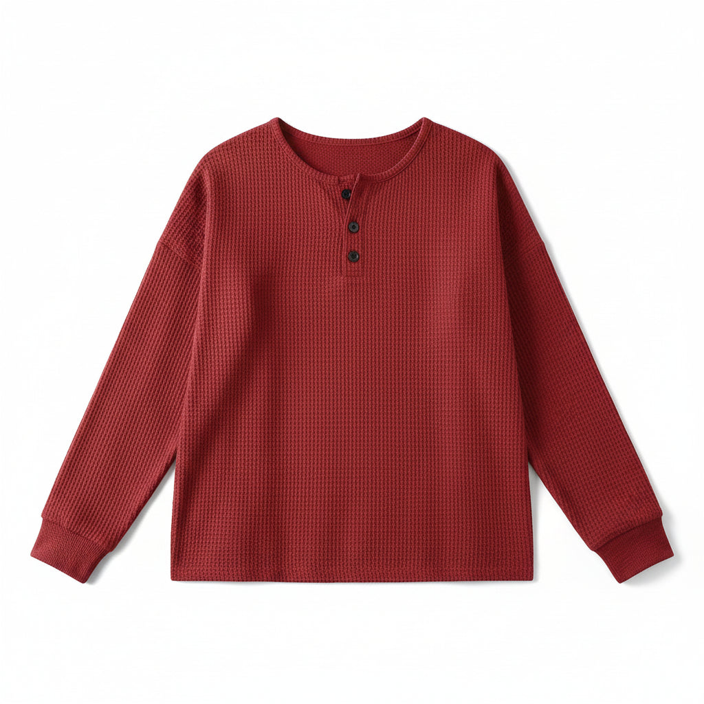 Women’s Waffle Long Sleeve T-Shirt-Vyana Collective