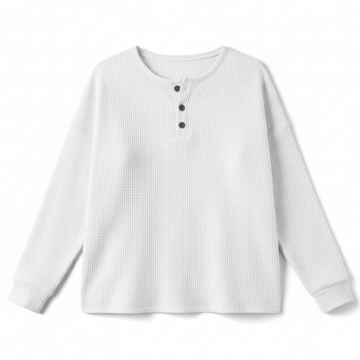 Women’s Waffle Long Sleeve T-Shirt-Vyana Collective