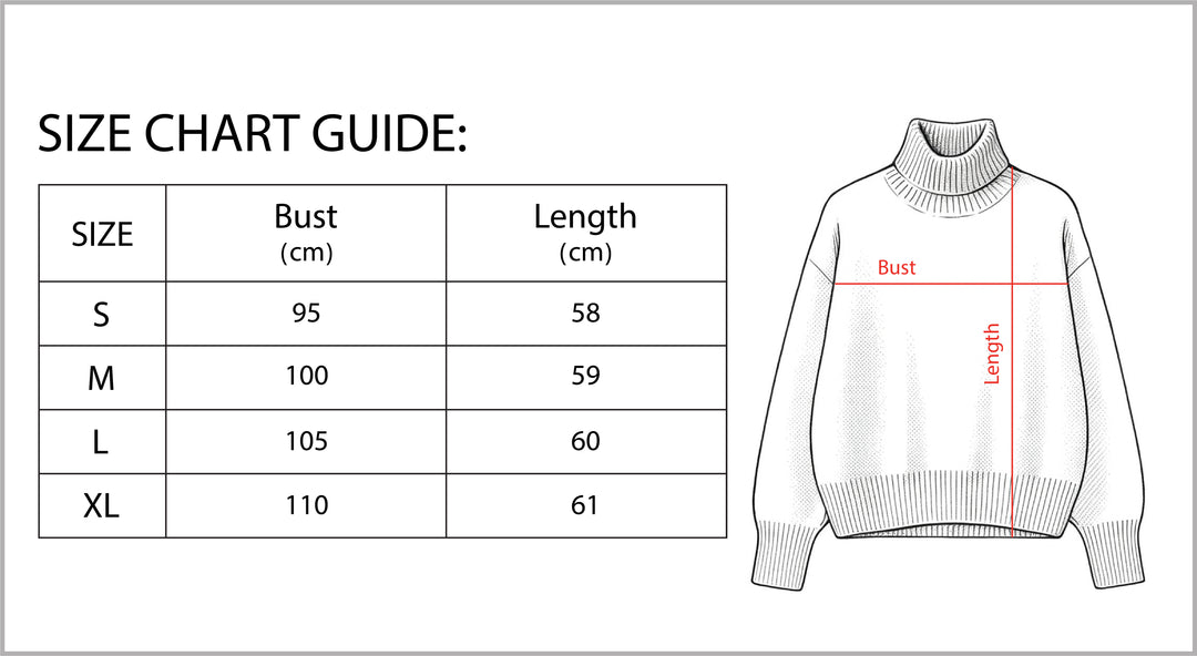 Vyana Collective Women’s Cashmere Turtleneck Sweater