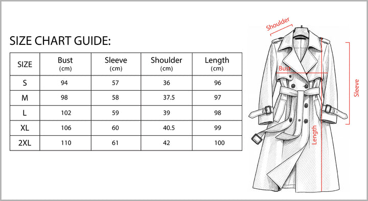 Vyana Collective Women’s Paige Trench Coat