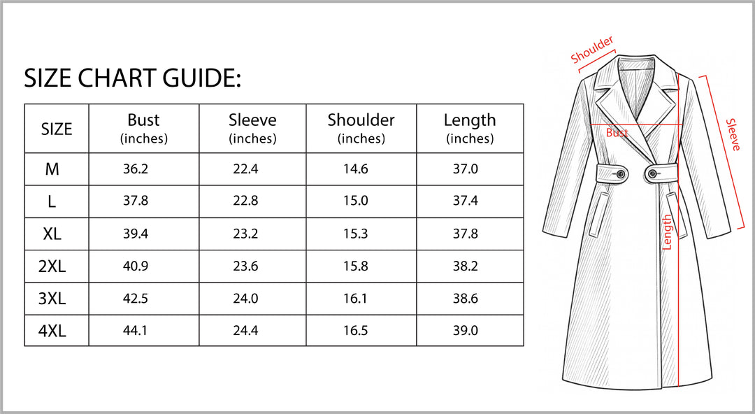 Vyana Collective Women’s Tailored Winter Coat with Belt