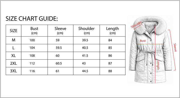 Vyana Collective Women’s Waterproof Winter Parka with Lined Interior and Hood