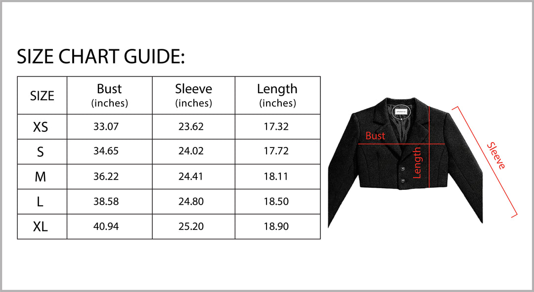 Women’s Solid Color Crop Blazer