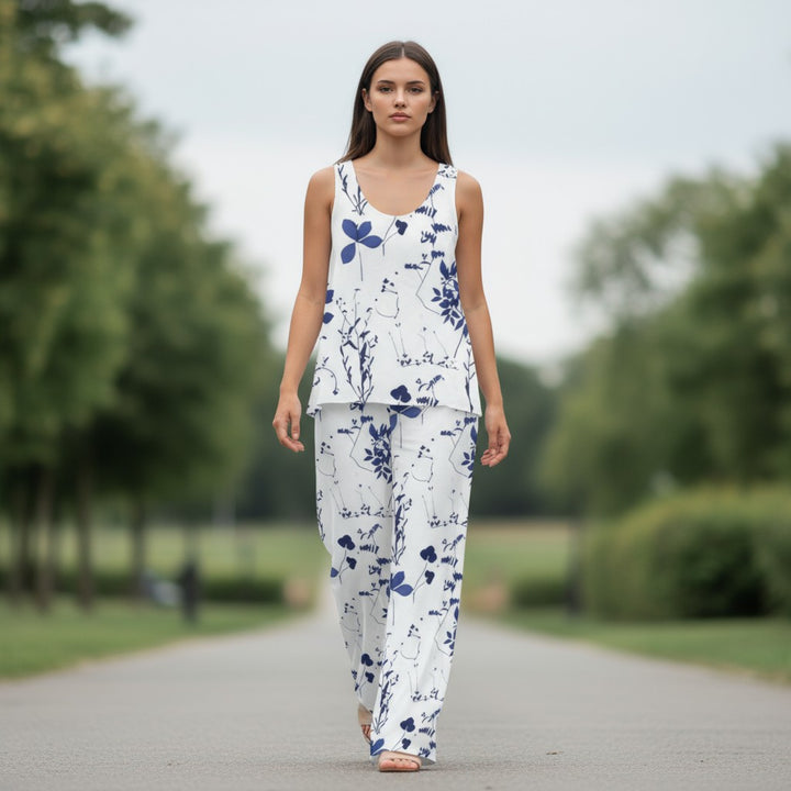 Women's Chic Office Casual Two-Piece Set-Vyana Collective