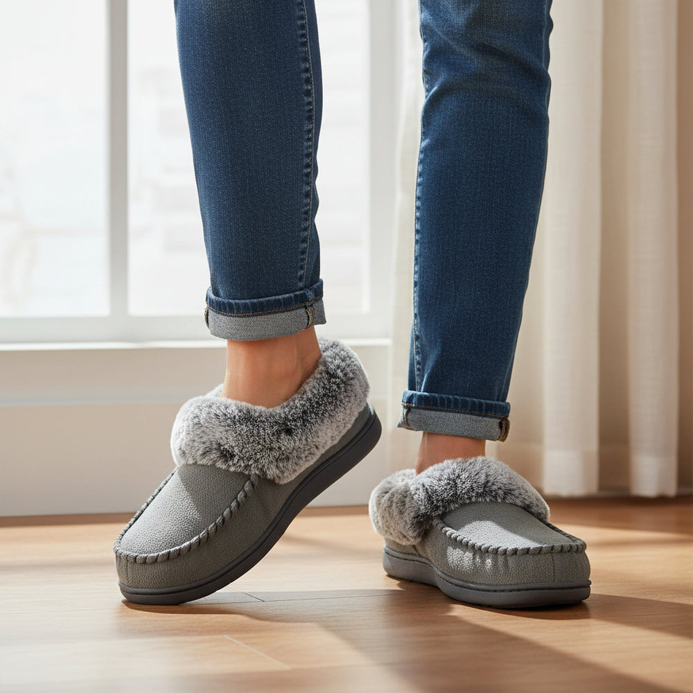 Women’s Cozy Non-Slip Slippers-Vyana Collective