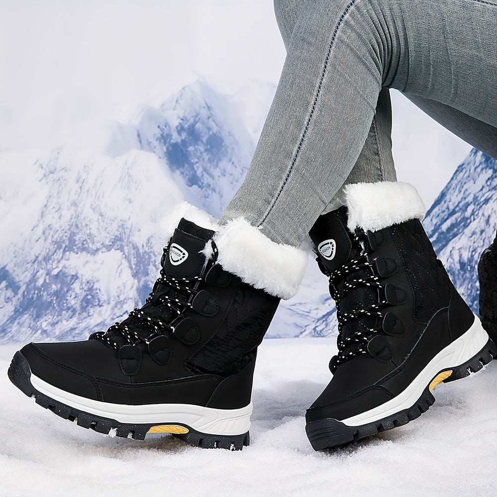 Women’s High-Top Winter Snow Boots-Vyana Collective