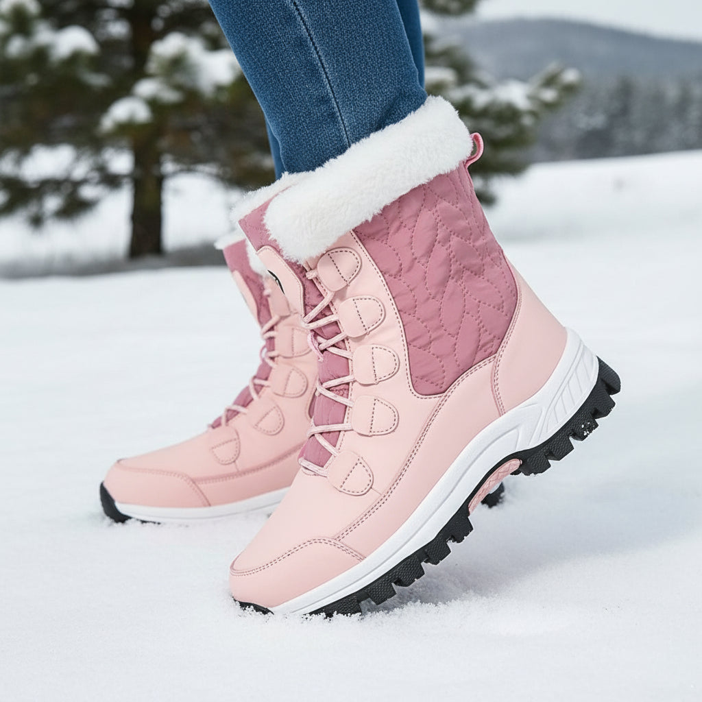 Women’s High-Top Winter Snow Boots-Vyana Collective