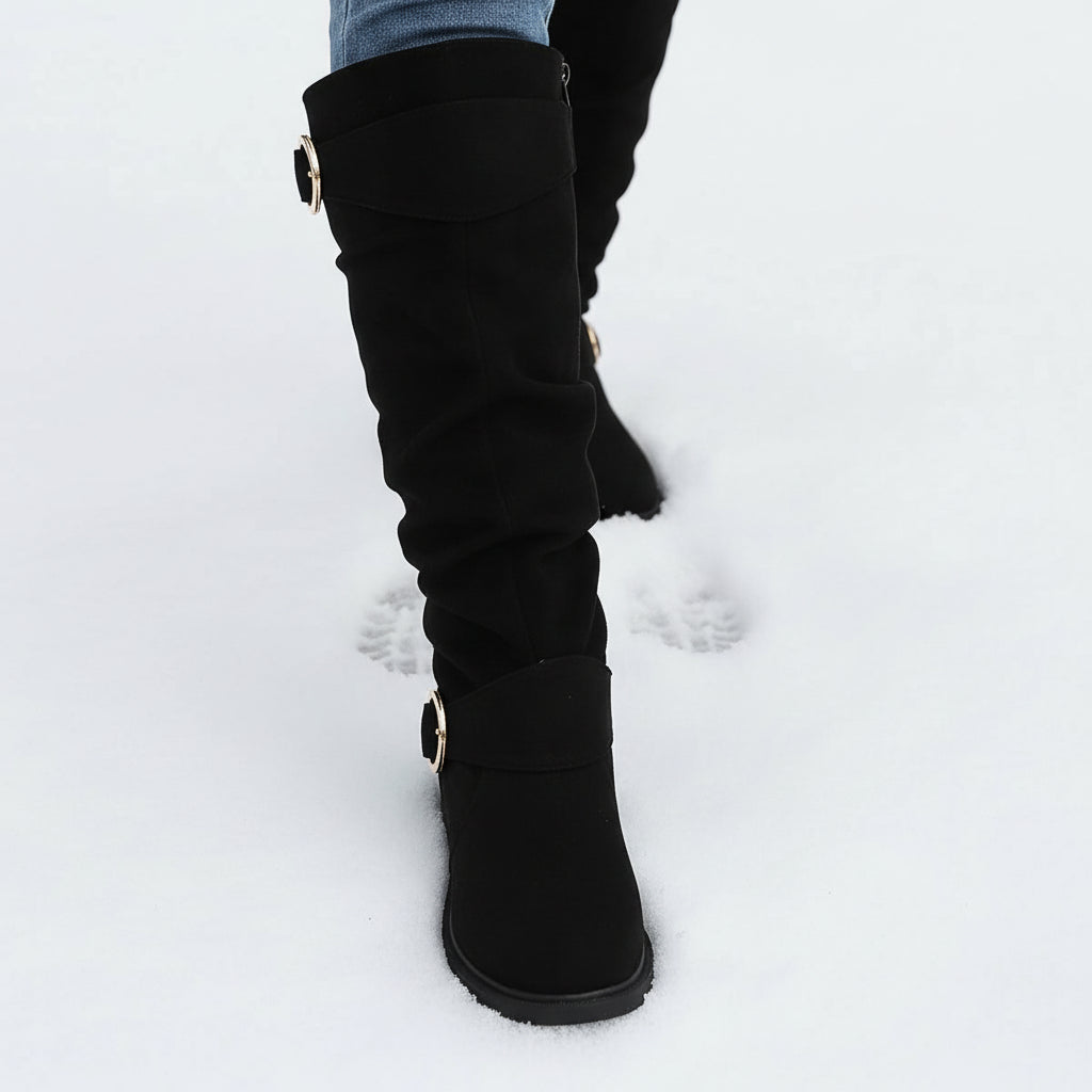 Women’s Knee-High Slip-On Boots-Vyana Collective