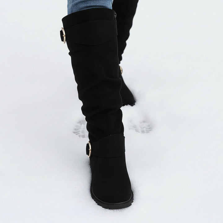 Women’s Knee-High Slip-On Boots-Vyana Collective