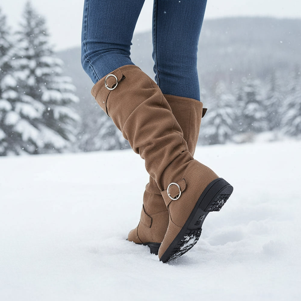 Women’s Knee-High Slip-On Boots-Vyana Collective