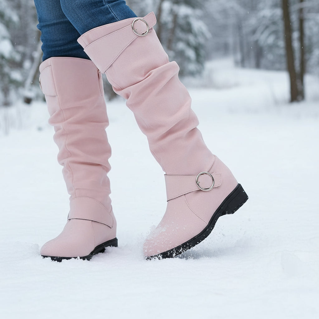 Women’s Knee-High Slip-On Boots-Vyana Collective