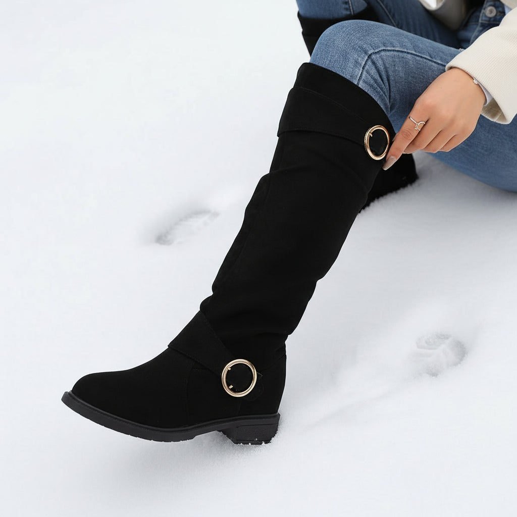 Women’s Knee-High Slip-On Boots-Vyana Collective