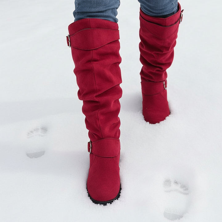 Women’s Knee-High Slip-On Boots-Vyana Collective