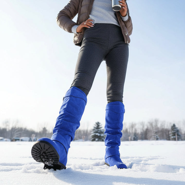 Women’s Knee-High Slip-On Boots-Vyana Collective