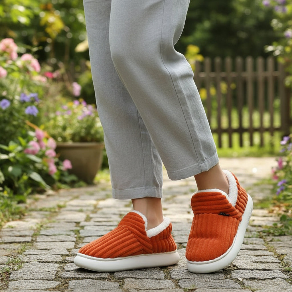 Women’s Plush Winter Slippers-Vyana Collective