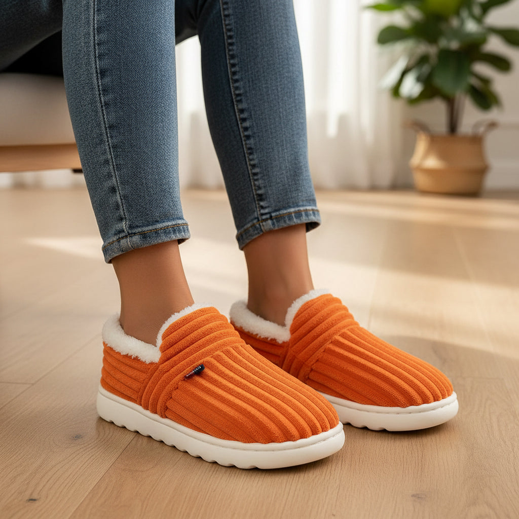 Women’s Plush Winter Slippers-Vyana Collective