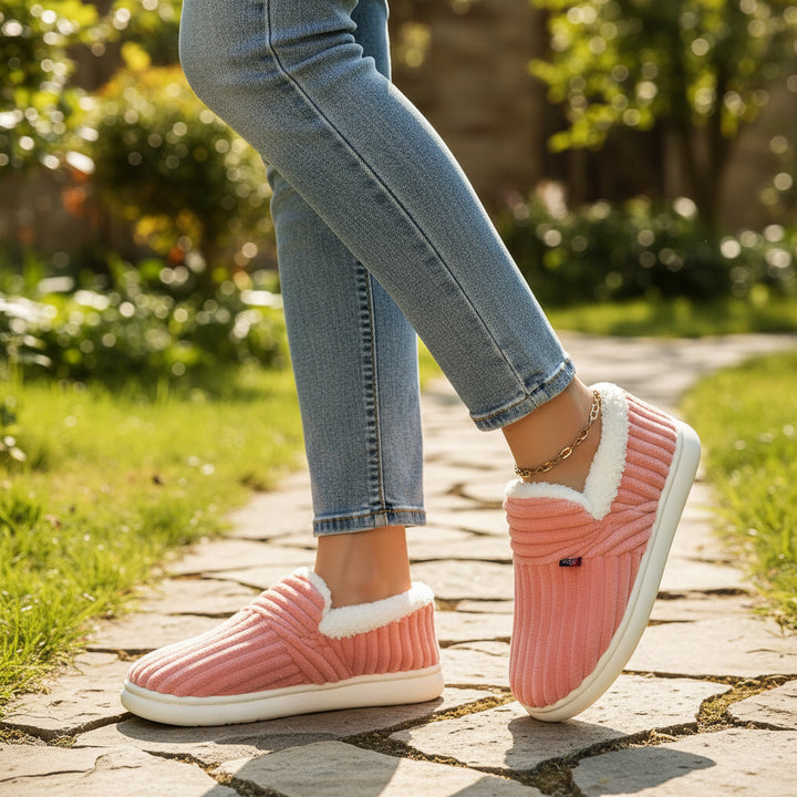 Women’s Plush Winter Slippers-Vyana Collective