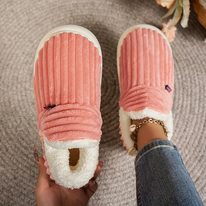 Women’s Plush Winter Slippers-Vyana Collective