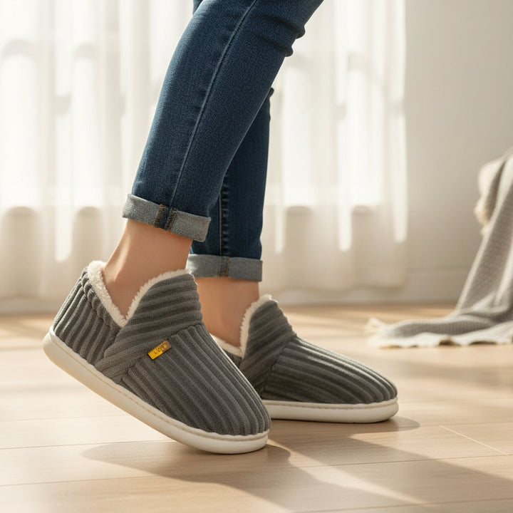 Women’s Plush Winter Slippers-Vyana Collective