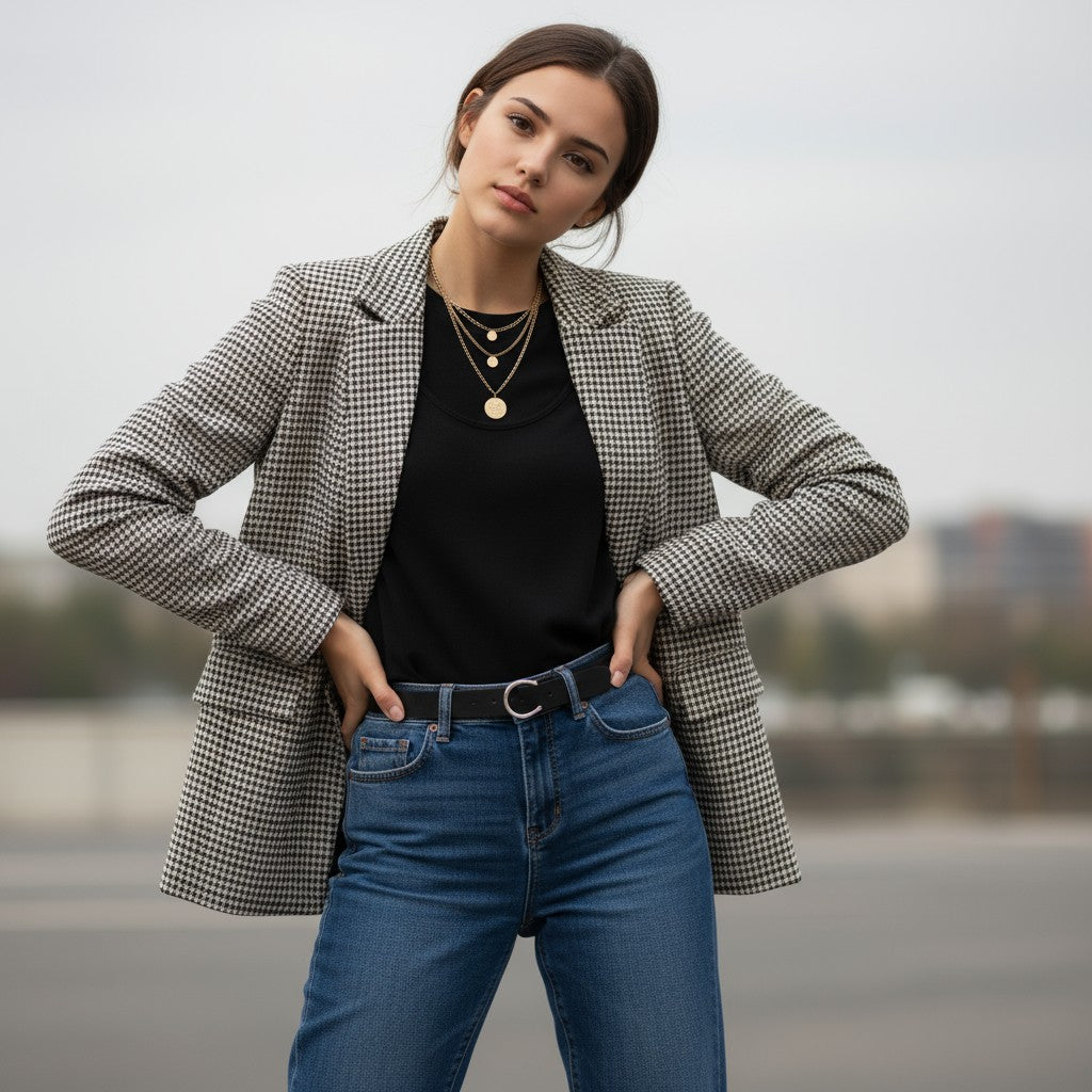 Women's Polyester Long Sleeve Coat-Vyana Collective