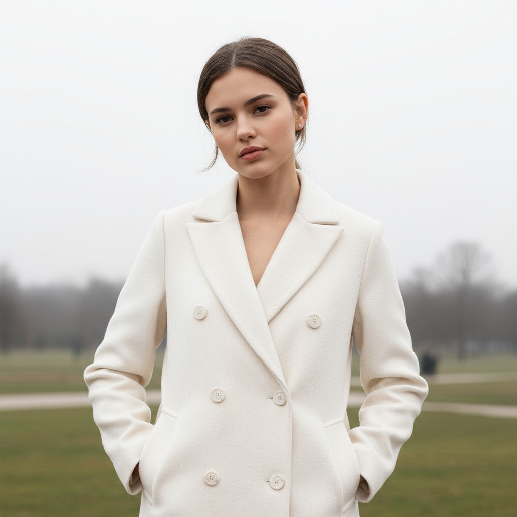 Women’s Solid Color Coat-Vyana Collective