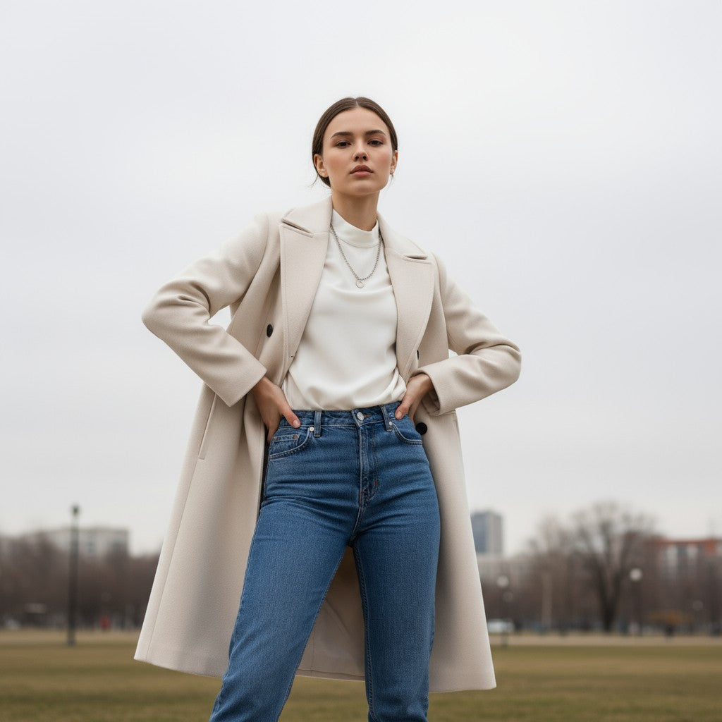 Women’s Solid Color Thick Coat-Vyana Collective