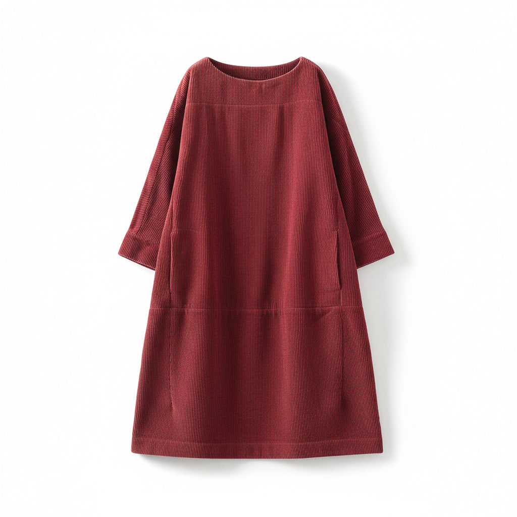 Women’s Velvet Midi Dress-Vyana Collective