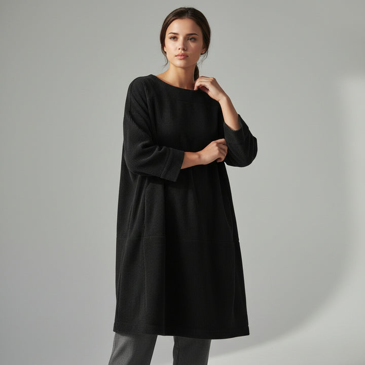Women’s Velvet Midi Dress-Vyana Collective