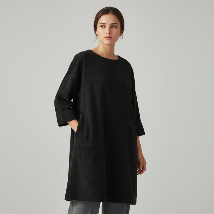 Women’s Velvet Midi Dress-Vyana Collective