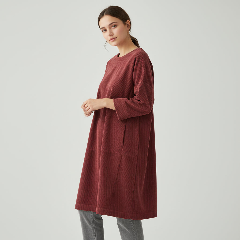 Women’s Velvet Midi Dress-Vyana Collective