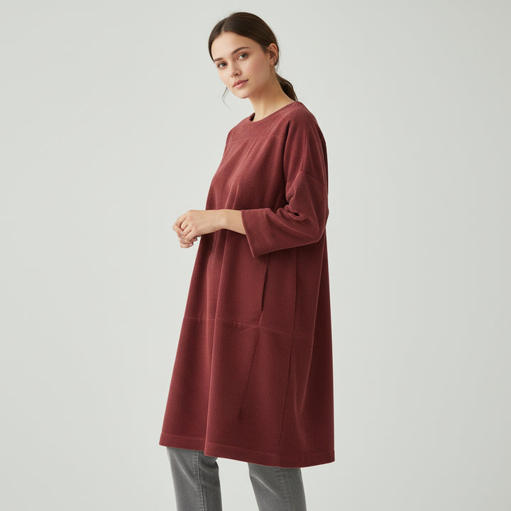 Women’s Velvet Midi Dress-Vyana Collective